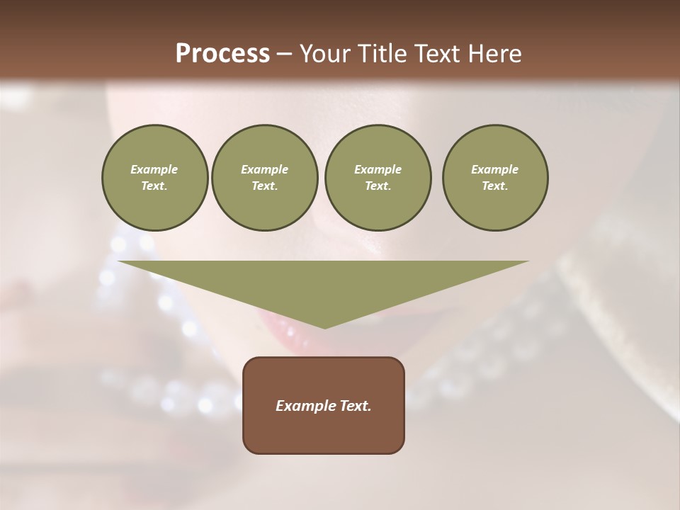 Beads Bright Make Up PowerPoint Template