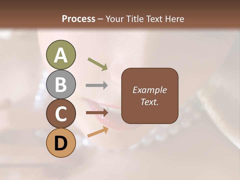 Beads Bright Make Up PowerPoint Template