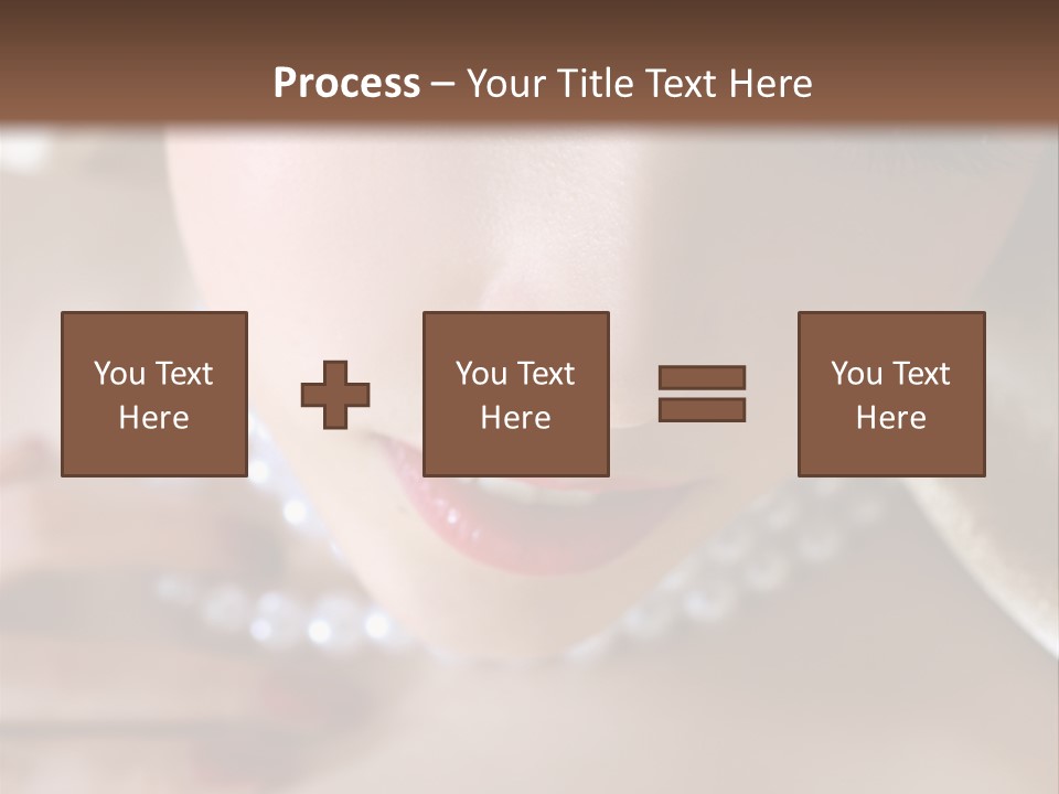 Beads Bright Make Up PowerPoint Template