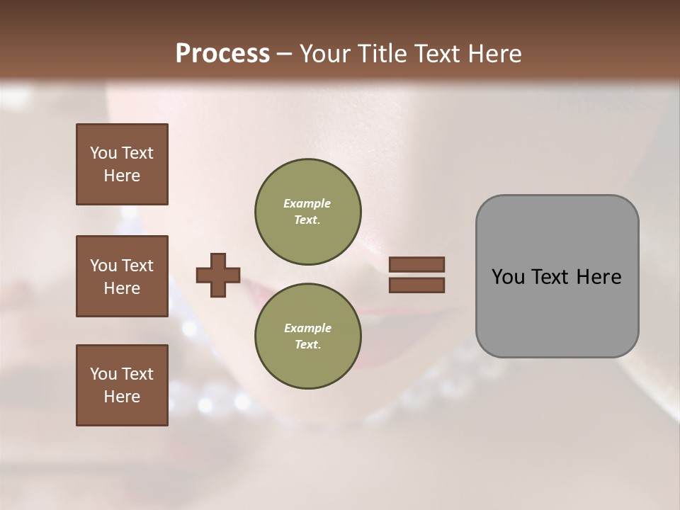 Beads Bright Make Up PowerPoint Template