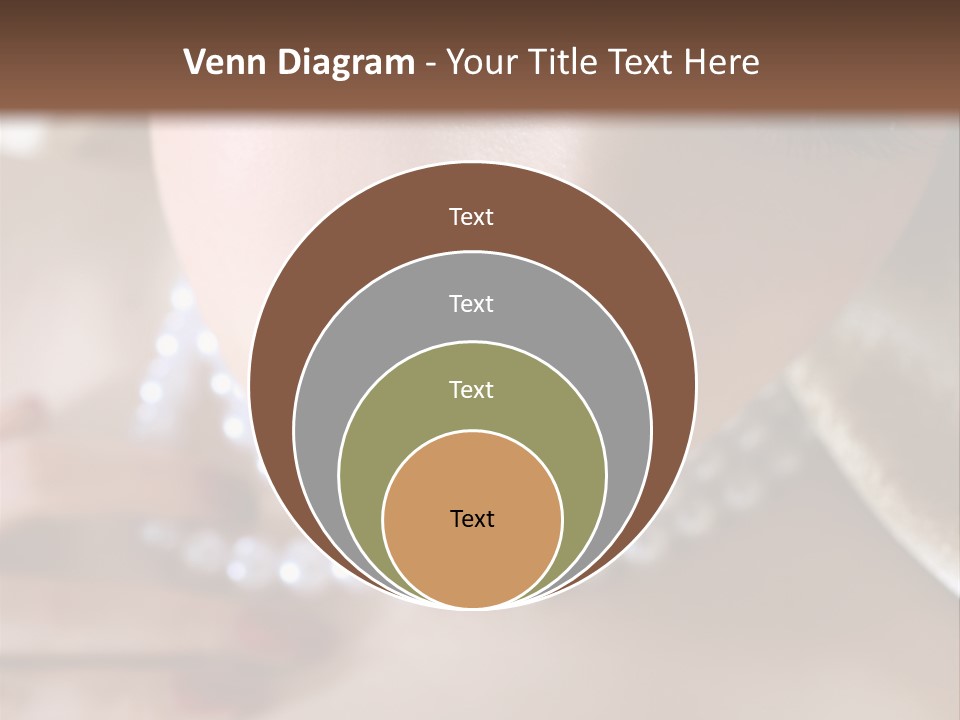 Beads Bright Make Up PowerPoint Template