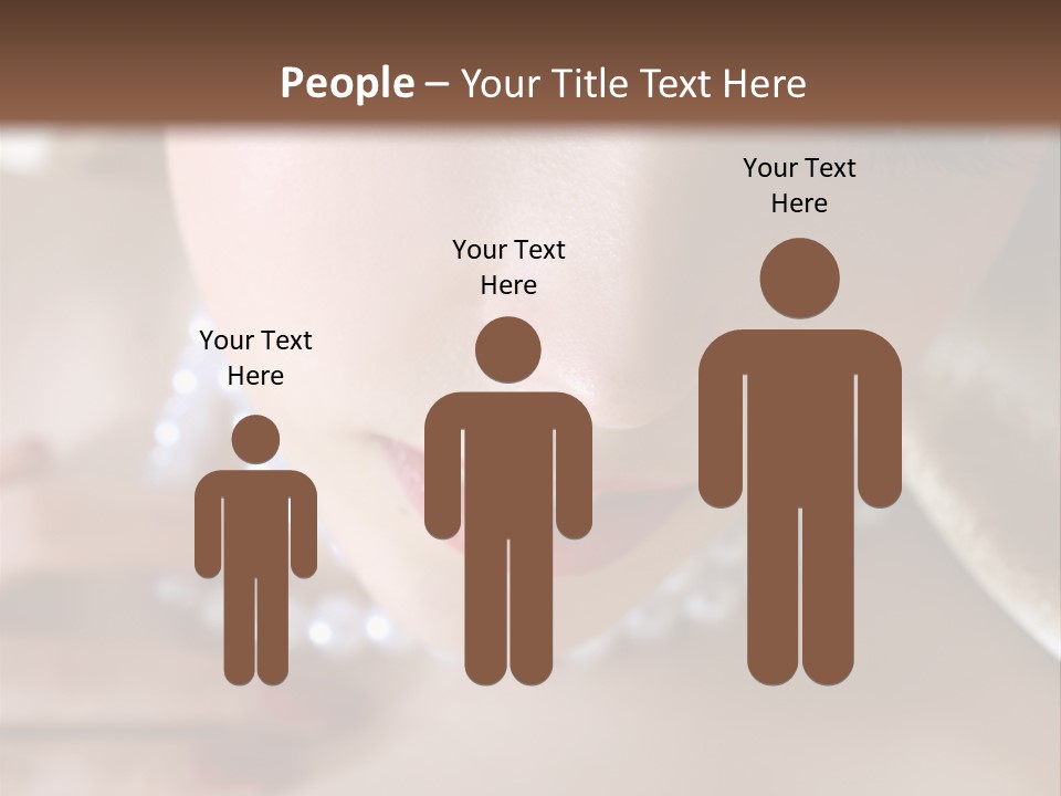 Beads Bright Make Up PowerPoint Template