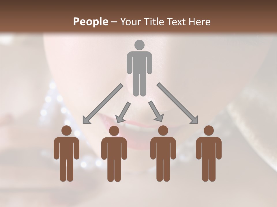 Beads Bright Make Up PowerPoint Template