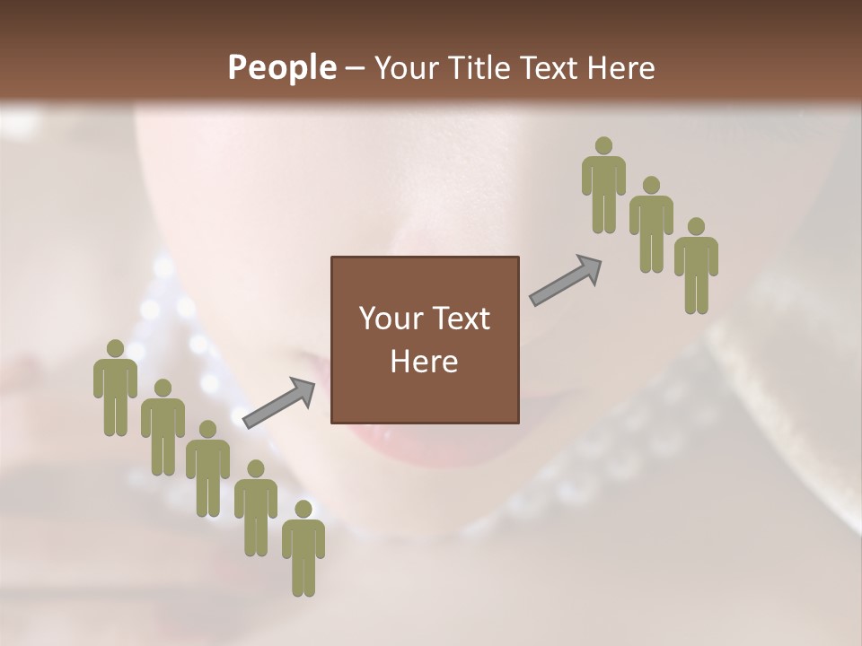 Beads Bright Make Up PowerPoint Template