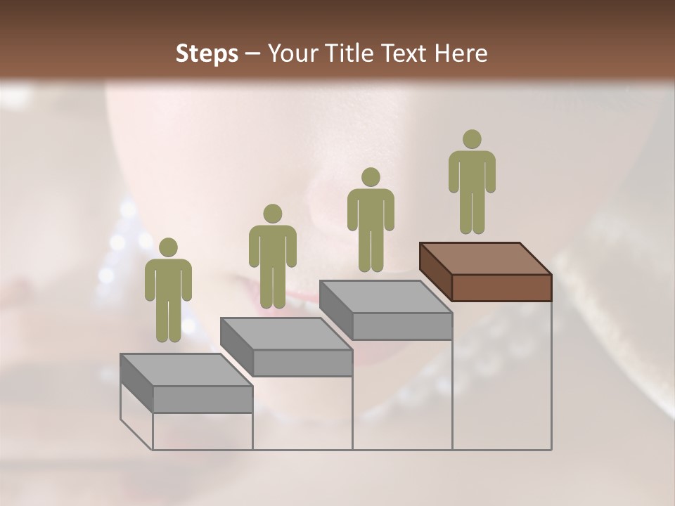 Beads Bright Make Up PowerPoint Template