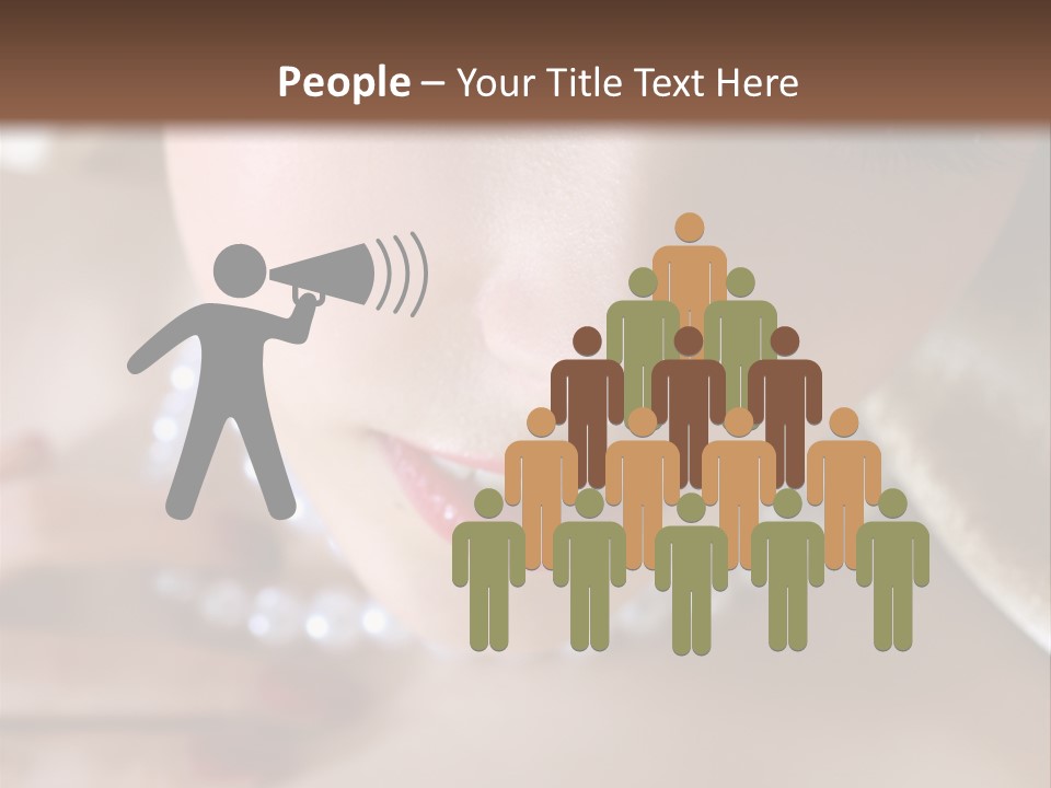 Beads Bright Make Up PowerPoint Template