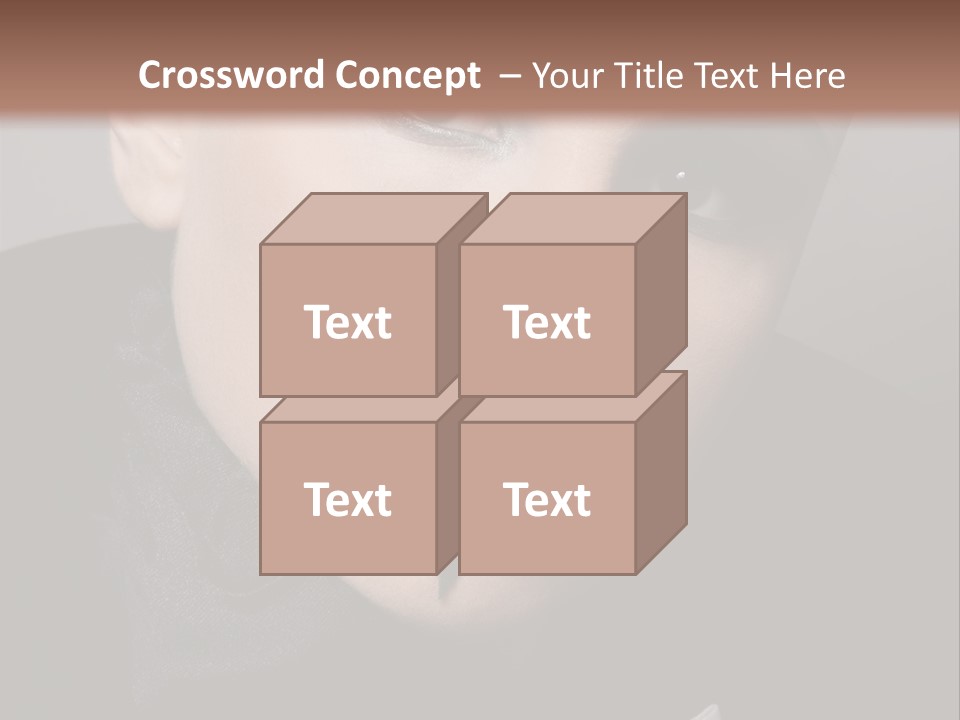 Skinhead Girl PowerPoint Template