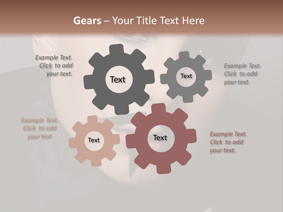 Skinhead Girl PowerPoint Template