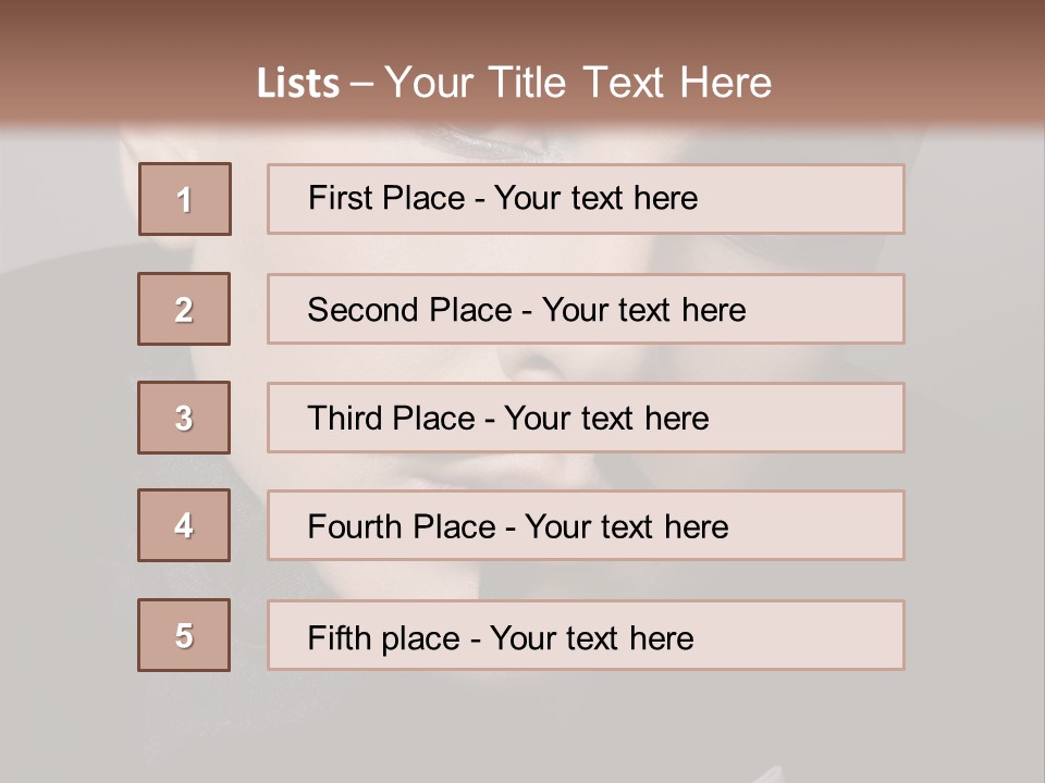 Skinhead Girl PowerPoint Template
