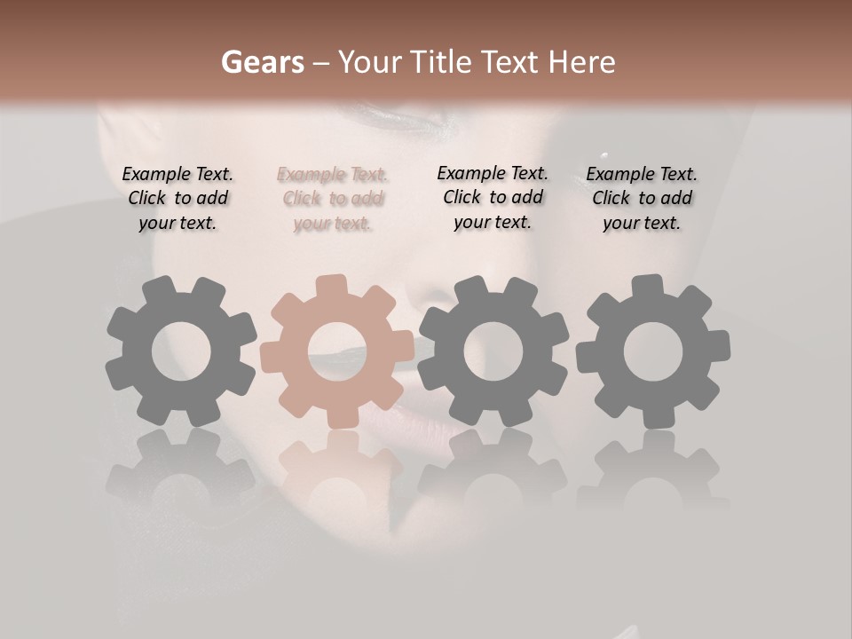 Skinhead Girl PowerPoint Template