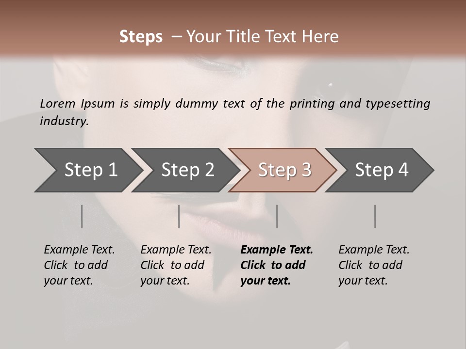 Skinhead Girl PowerPoint Template
