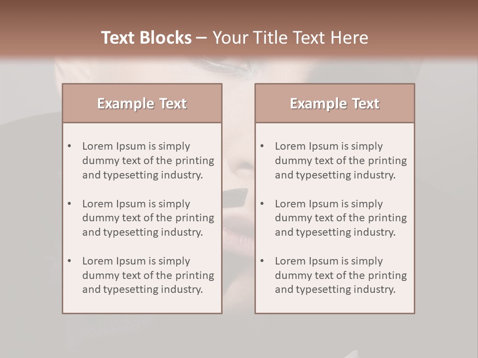 Skinhead Girl PowerPoint Template