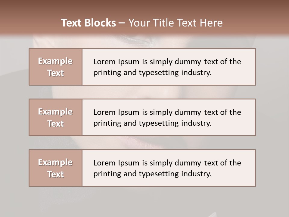 Skinhead Girl PowerPoint Template