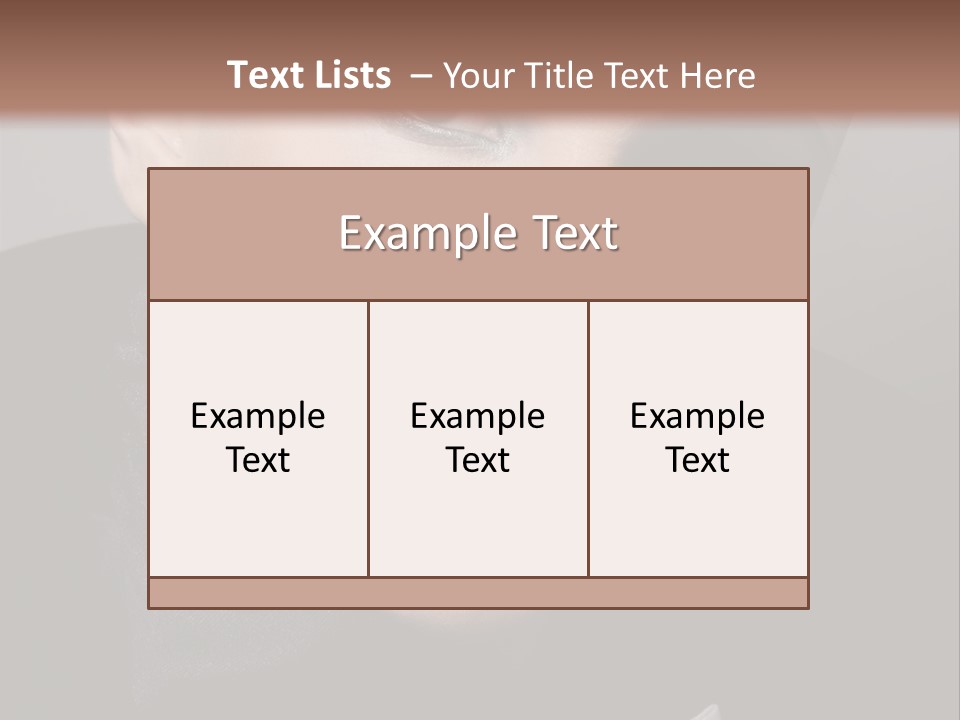 Skinhead Girl PowerPoint Template