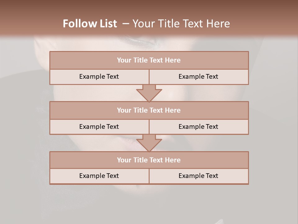 Skinhead Girl PowerPoint Template