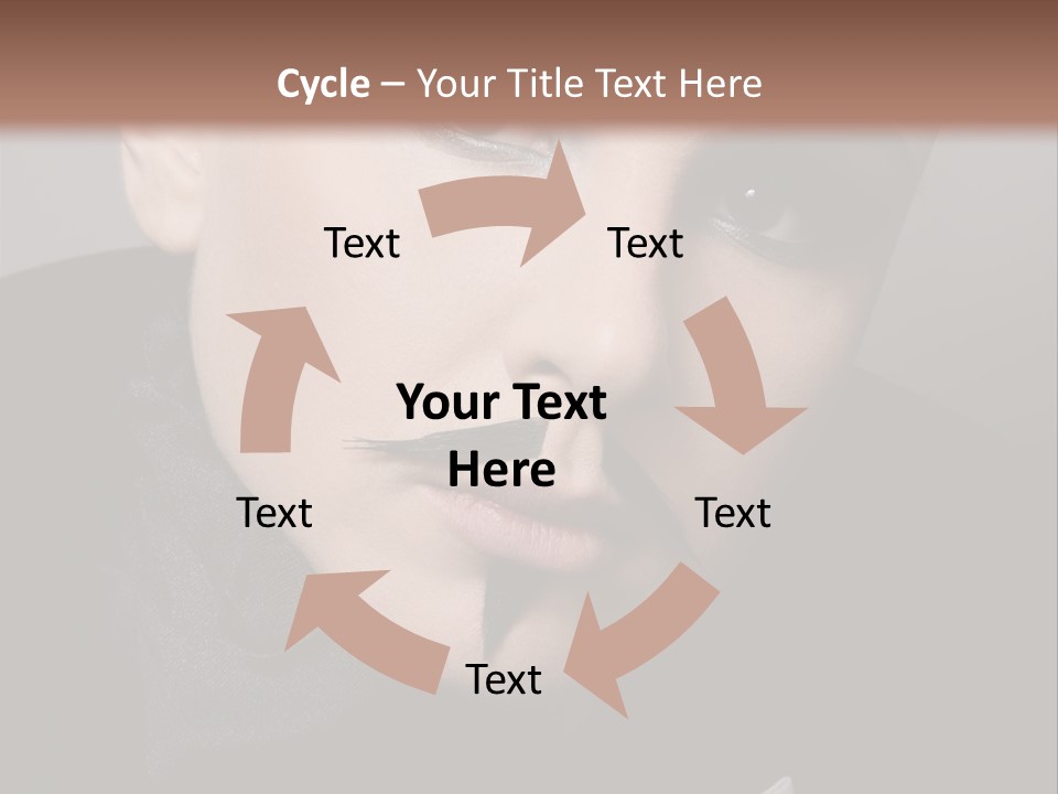 Skinhead Girl PowerPoint Template