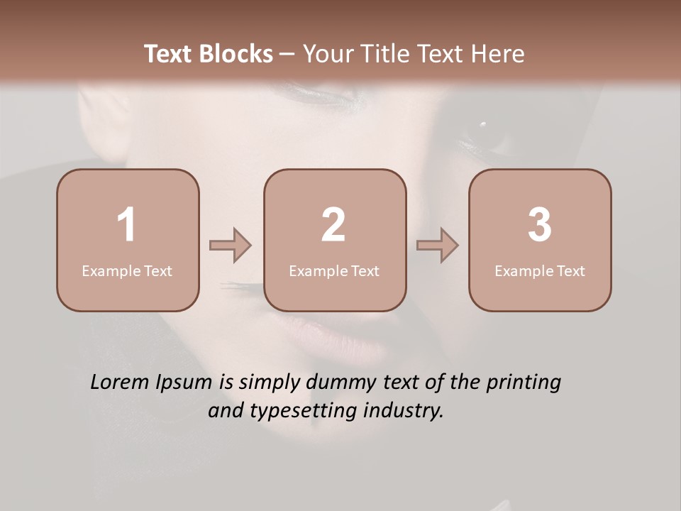 Skinhead Girl PowerPoint Template