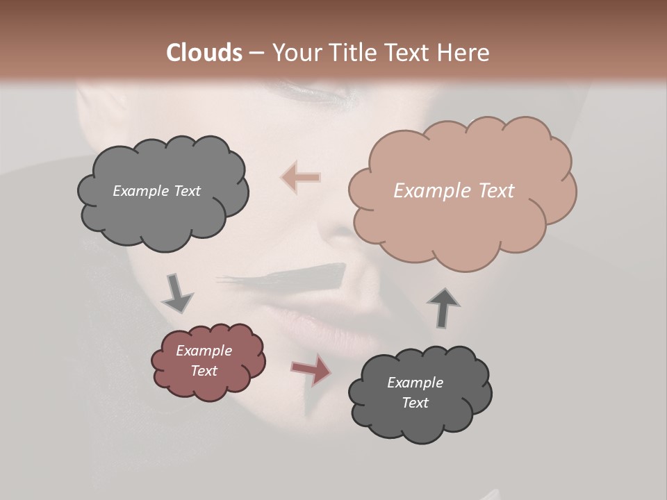 Skinhead Girl PowerPoint Template