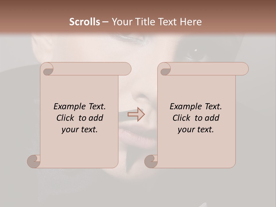 Skinhead Girl PowerPoint Template