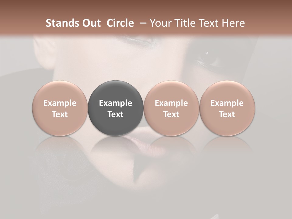 Skinhead Girl PowerPoint Template