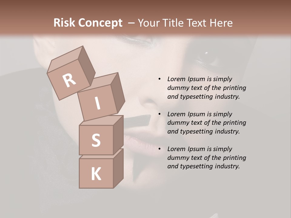 Skinhead Girl PowerPoint Template