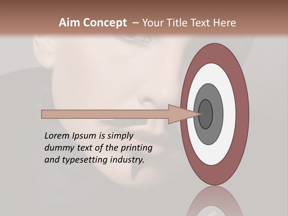 Skinhead Girl PowerPoint Template