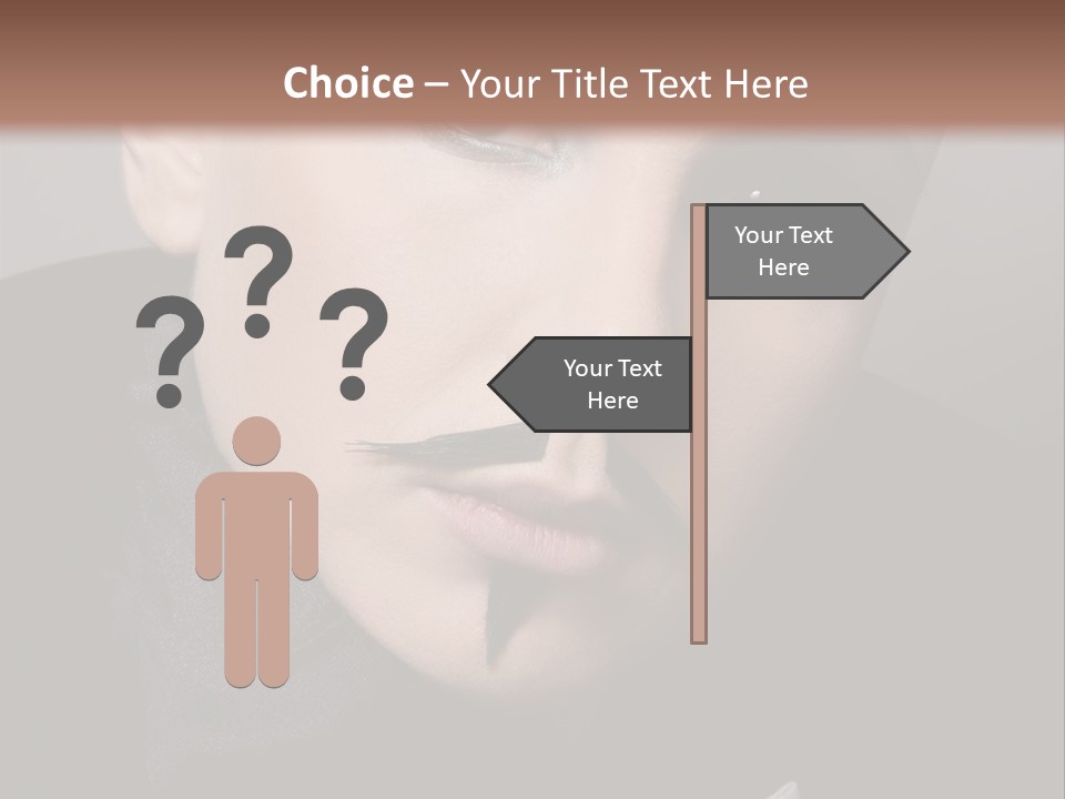 Skinhead Girl PowerPoint Template