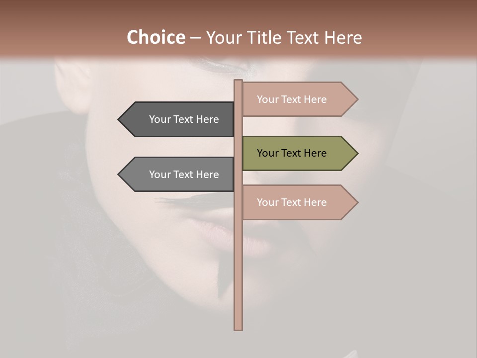 Skinhead Girl PowerPoint Template