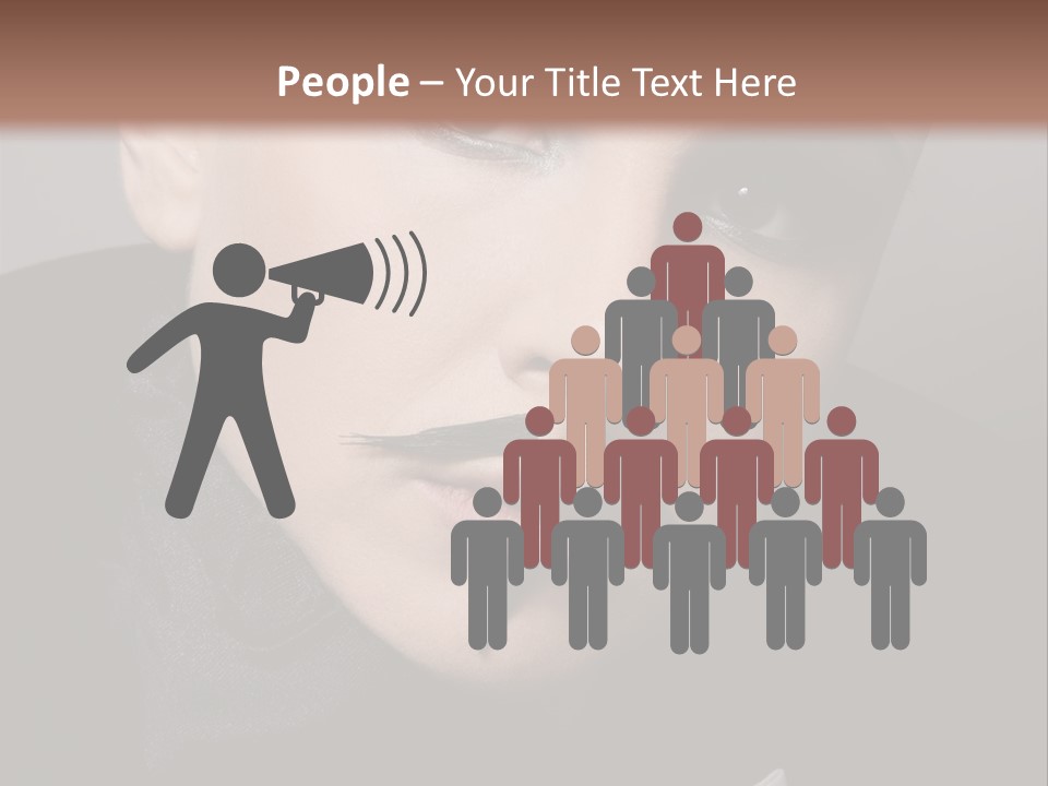 Skinhead Girl PowerPoint Template