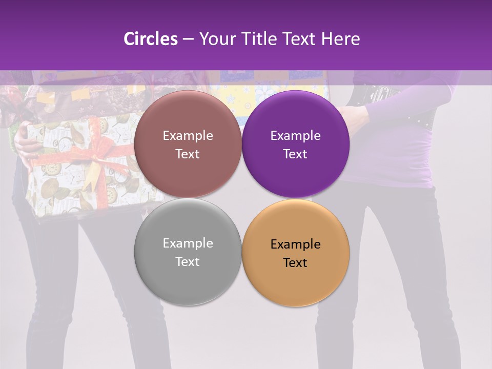 Brunette Congratulation Joyful PowerPoint Template