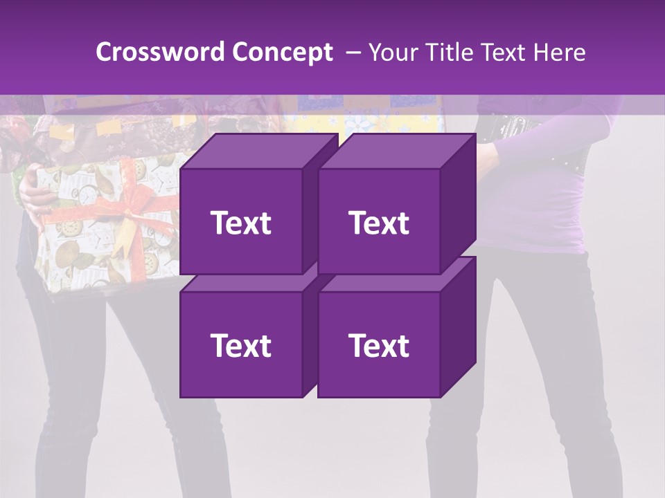 Brunette Congratulation Joyful PowerPoint Template