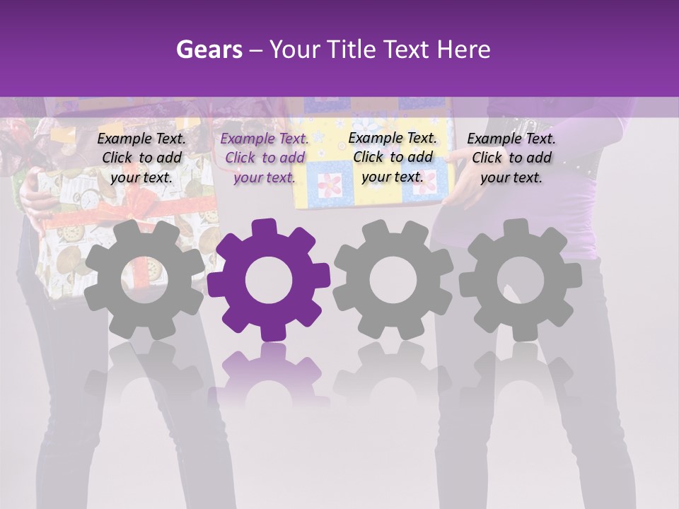 Brunette Congratulation Joyful PowerPoint Template