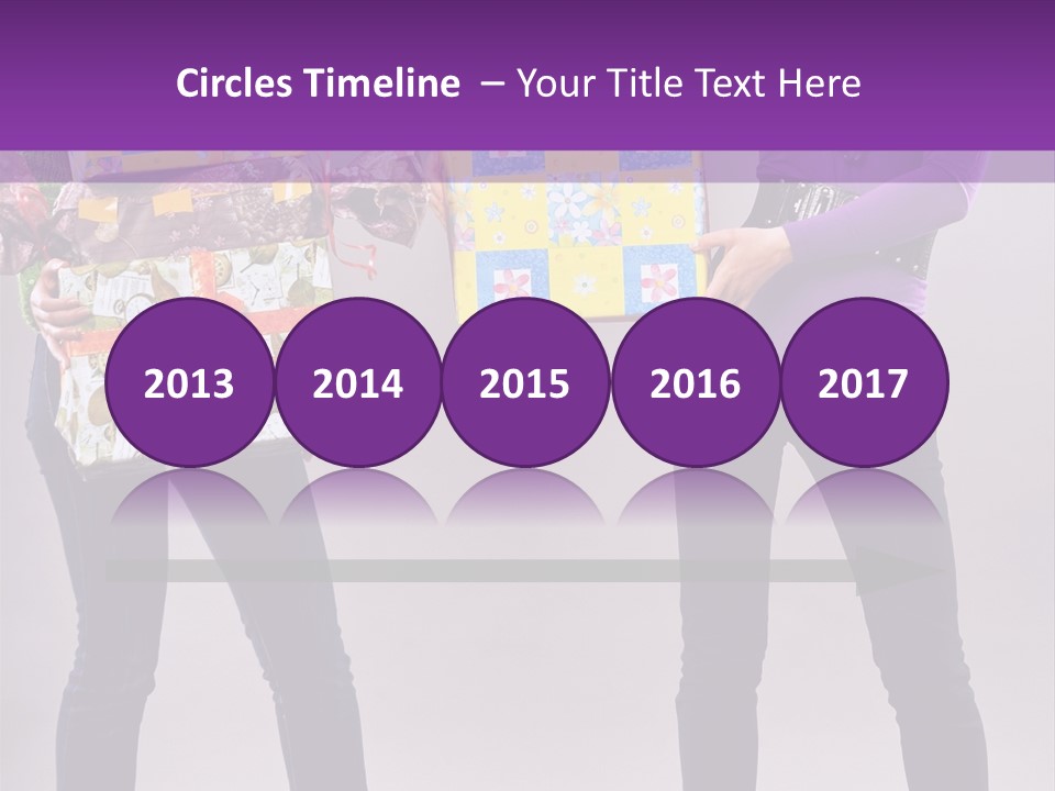 Brunette Congratulation Joyful PowerPoint Template