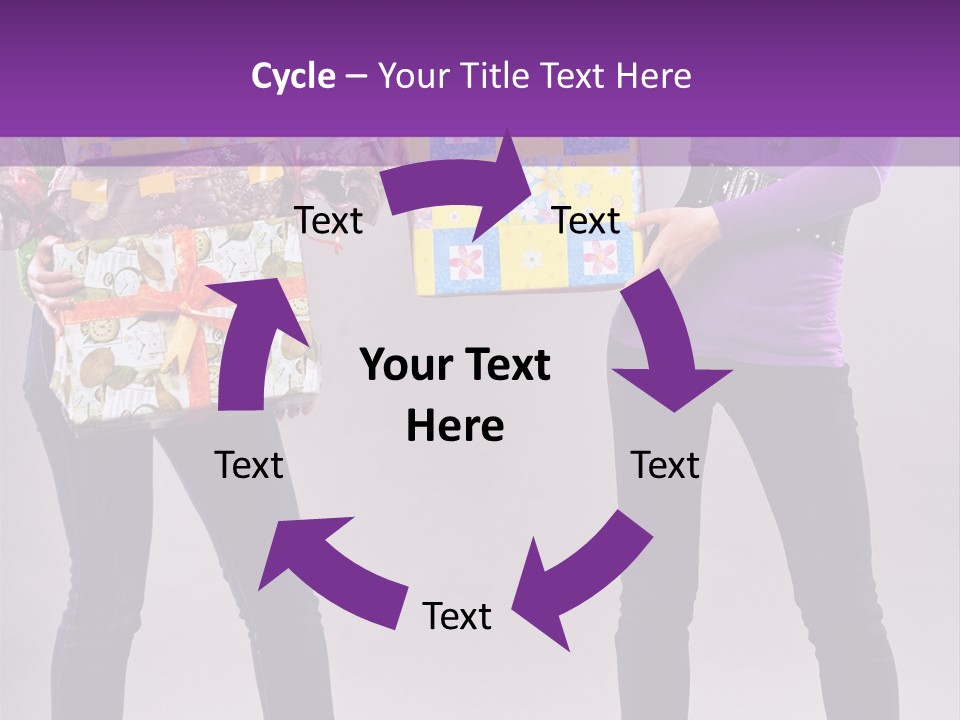 Brunette Congratulation Joyful PowerPoint Template