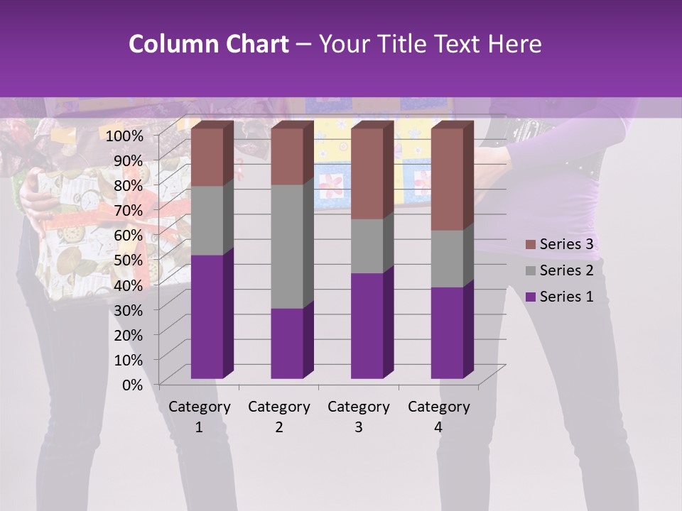 Brunette Congratulation Joyful PowerPoint Template
