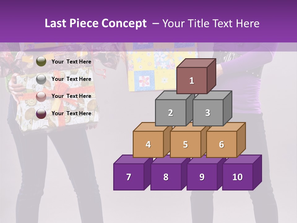 Brunette Congratulation Joyful PowerPoint Template