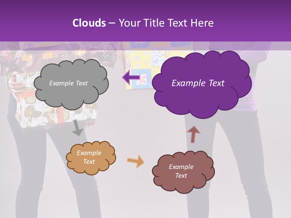 Brunette Congratulation Joyful PowerPoint Template