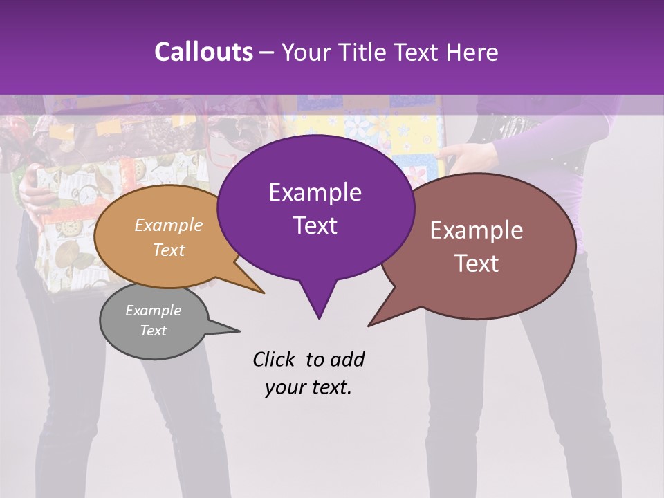 Brunette Congratulation Joyful PowerPoint Template