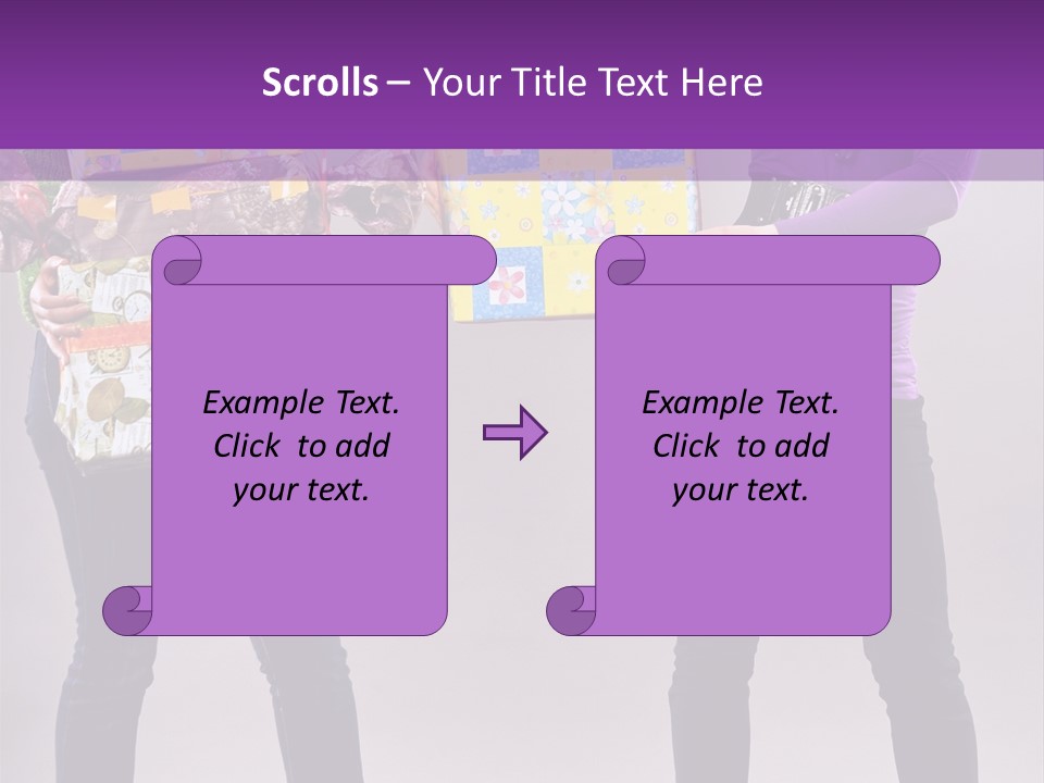 Brunette Congratulation Joyful PowerPoint Template