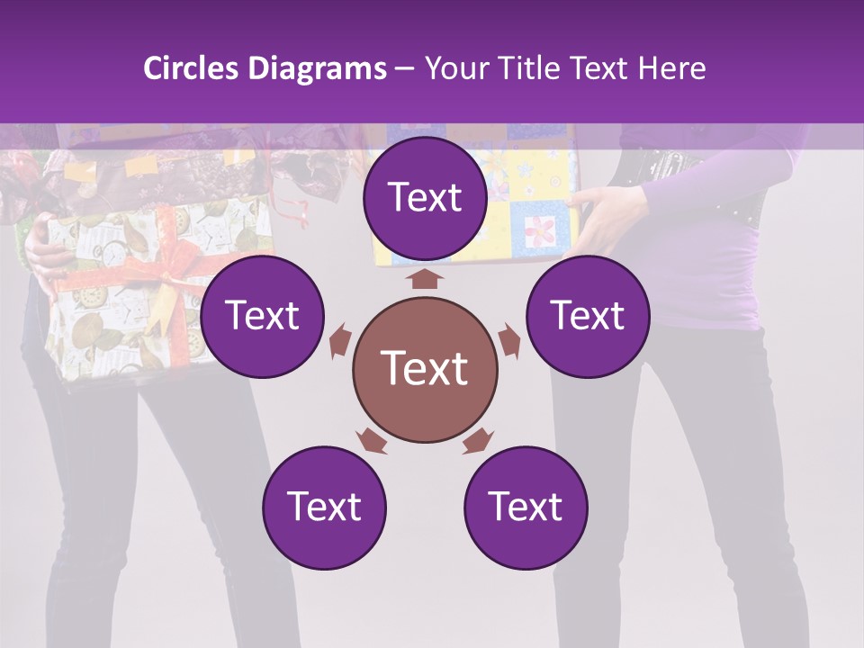 Brunette Congratulation Joyful PowerPoint Template