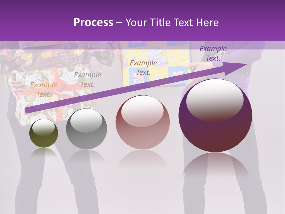 Brunette Congratulation Joyful PowerPoint Template