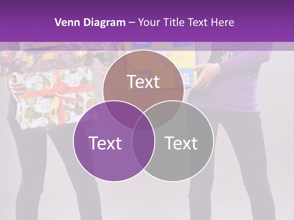 Brunette Congratulation Joyful PowerPoint Template