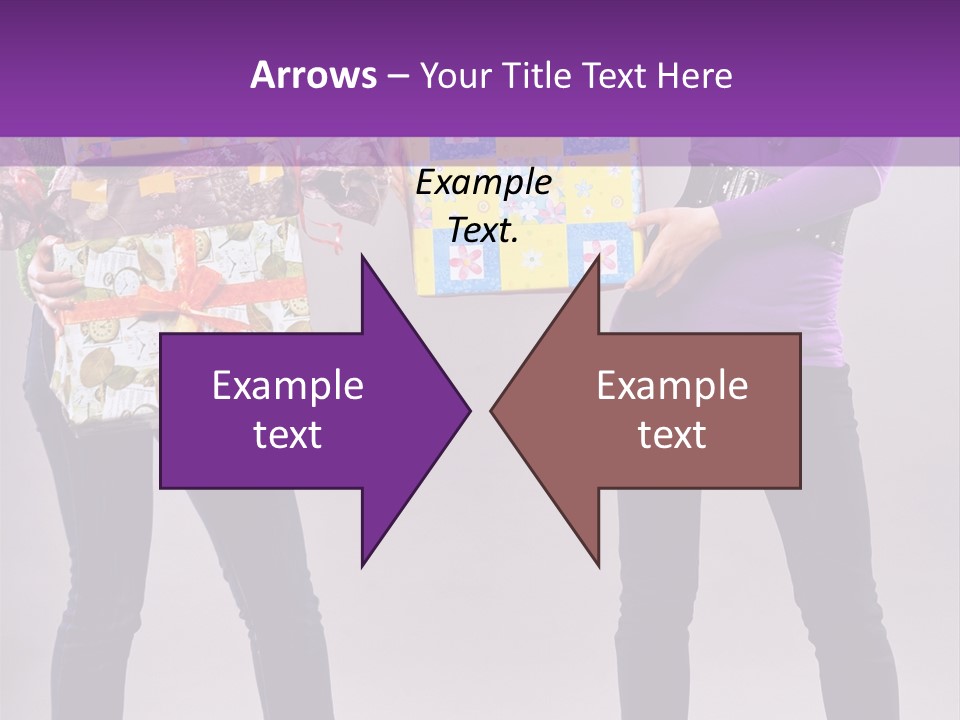 Brunette Congratulation Joyful PowerPoint Template