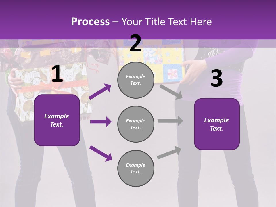 Brunette Congratulation Joyful PowerPoint Template