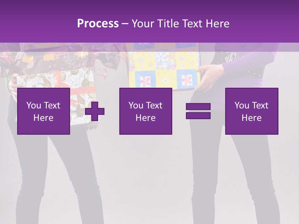 Brunette Congratulation Joyful PowerPoint Template