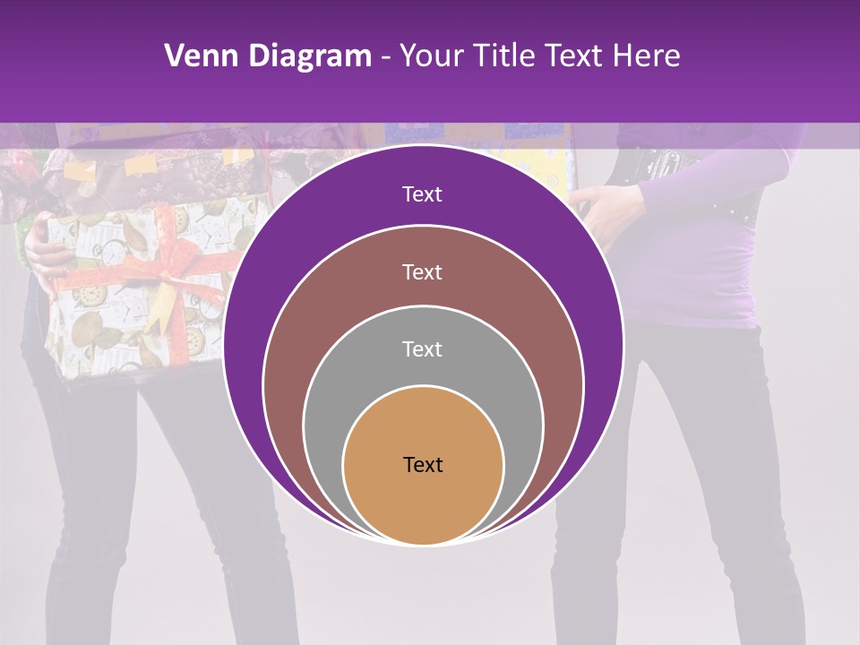 Brunette Congratulation Joyful PowerPoint Template