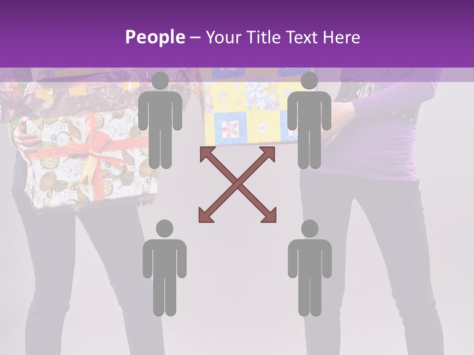 Brunette Congratulation Joyful PowerPoint Template