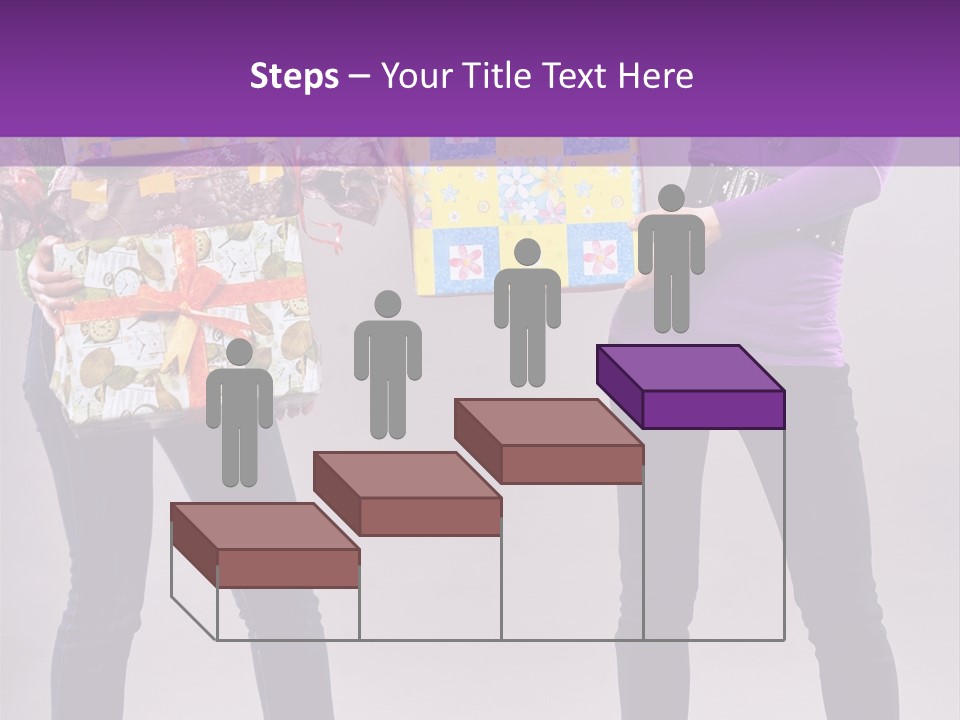 Brunette Congratulation Joyful PowerPoint Template