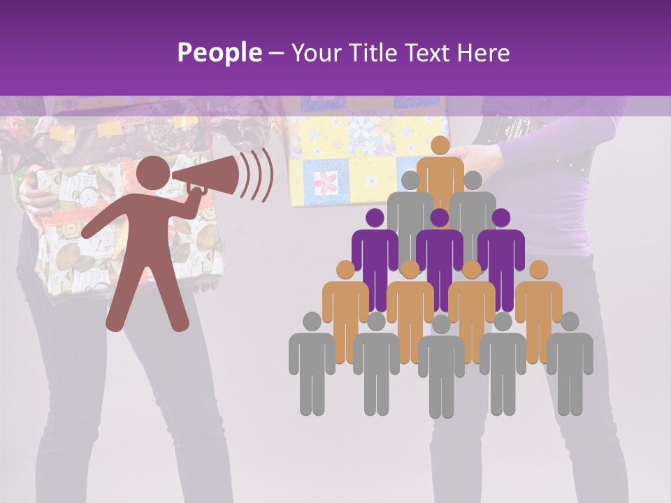 Brunette Congratulation Joyful PowerPoint Template