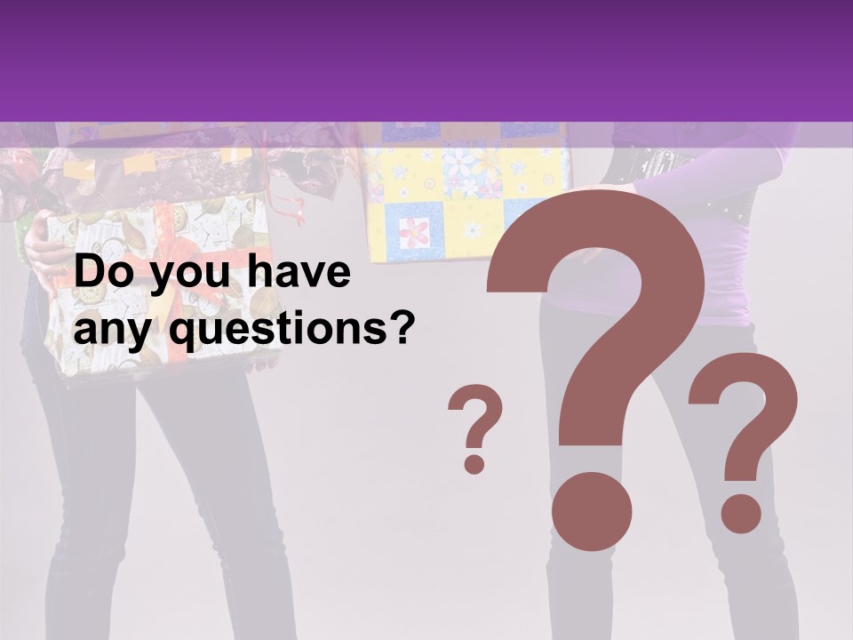 Brunette Congratulation Joyful PowerPoint Template